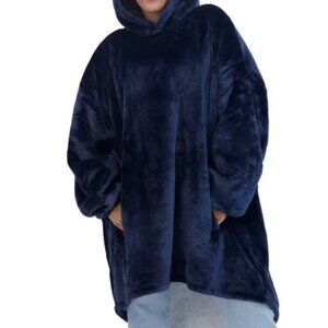 The Wayy Big Navy Hoodie